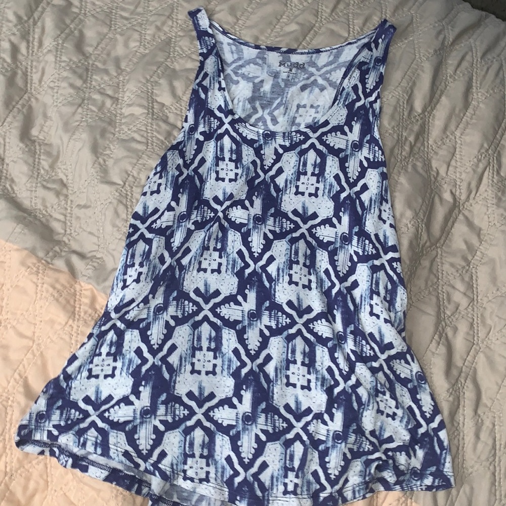 Mudd geometric print tank
